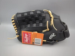 Rawlings 13" LEFTY RSB Series Softball Handschuh, NEU mit Etikett SS13W schwarz LHT - Bild 1 von 5