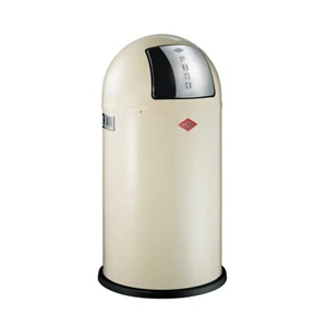 Wesco Mülleimer Pushboy 50 Liter Abfallsammler Müllsammler Abfalleimer Mandel - Bild 1 von 1