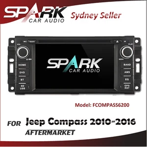 CT GPS DVD SAT NAV BLUETOOTH USB SD NAVIGATION FOR JEEP COMPASS 2010-2016 - Bild 1 von 1