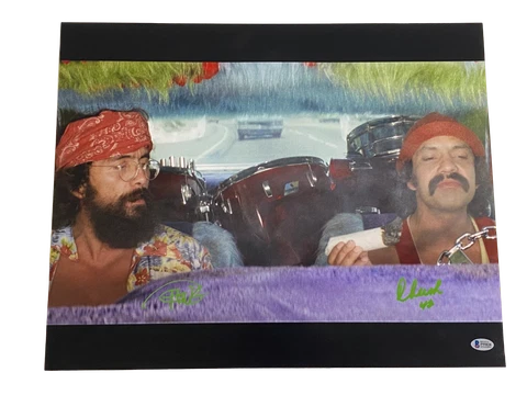 TOMMY CHONG CHEECH MARIN SIGNED 16X20 PHOTO AUTHENTIC AUTOGRAPH PROOF BECKETT B Cover