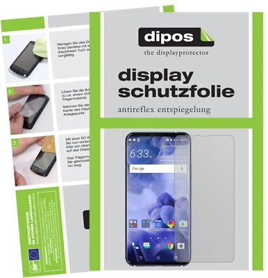 2x Screen Protector for HTC U11 Plus Protection Anti Glare dipos - Image 1 of 4