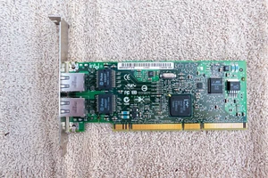 Intel Pro/1000 Gigabit Ethernet Adapter PCIx 133 J1679 Dual 10/100/1000 NIC card - Picture 1 of 2