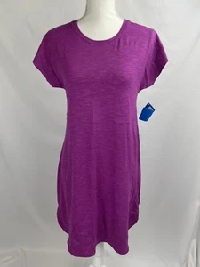NWT Columbia Women Pink Violet Pedal Flats II Dress Short Sleeve Straight - S M - Picture 1 of 6