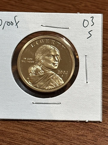 2003 S SACAGAWEA *PROOF* DOLLAR COIN  **FREE SHIPPING** Cover