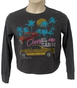 GM Official Chevy El Camino General Motors Graphic Tee Shirt Long Sleeve SMALL - Bild 1 von 9