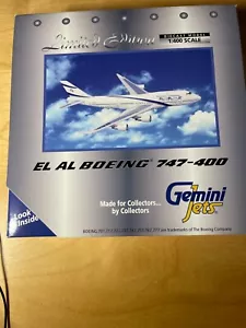 Gemini Jets EL AL Boeing 747-400 Diecast 1:400 - Picture 1 of 4