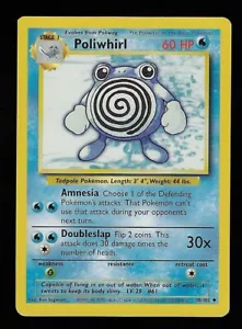 Pokémon Unlimited 38 1999 Poliwhirl - Imagen 1 de 2