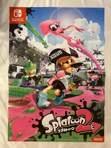 Póster oficial original de Splatoon 2 (2017) / Japón 20x28 pulgadas (515 x 728 mm) - Imagen 1 de 13