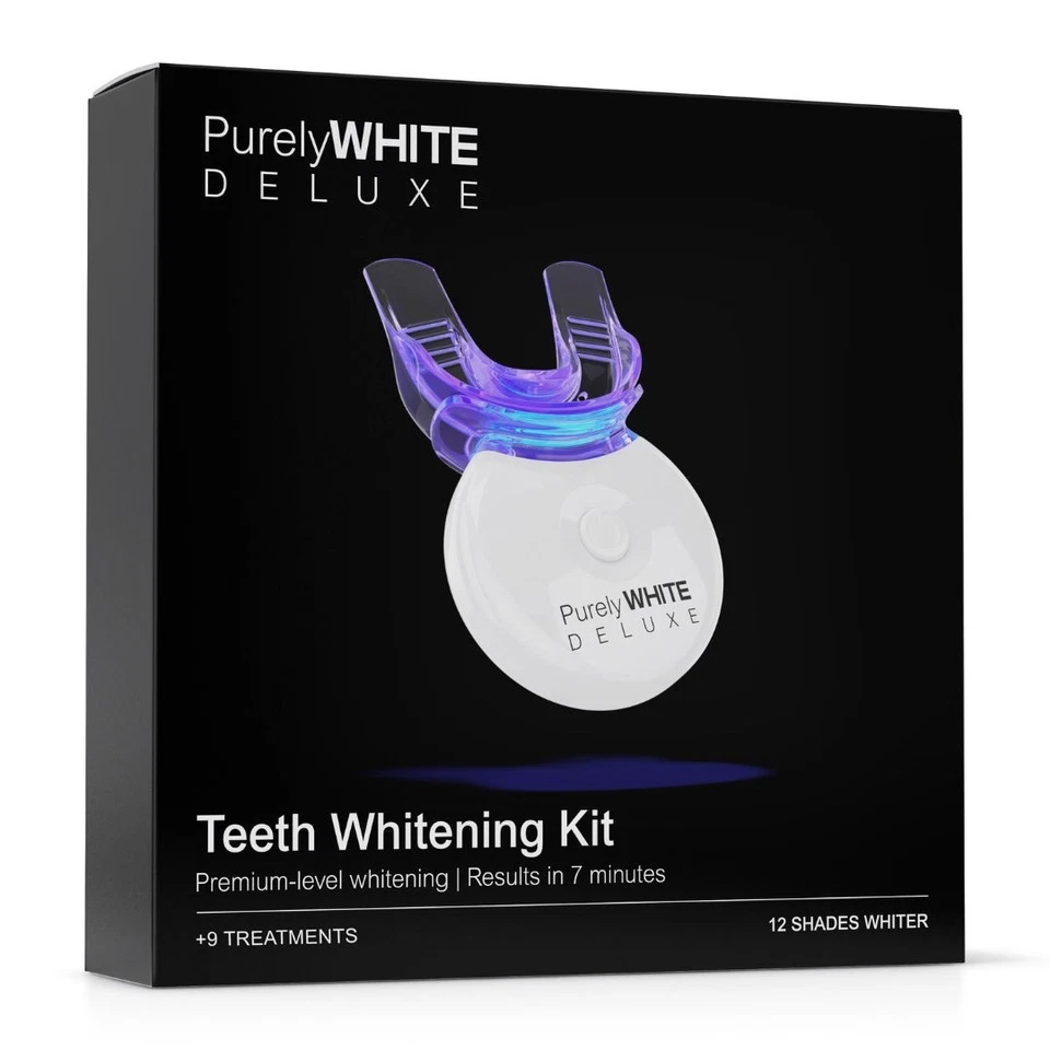 Kit de blanqueamiento dental Purely White Deluxe nivel premium nuevo en caja (9 tratamientos) Foto 1 de 4