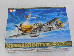 Kit Modelo Plástico Trop 1/48 Tamiya Segunda Guerra Mundial Alemán Messerschmitt Bf109E-4/7 Completo - Imagen 1 de 2