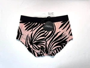 Andrew Christian Talla M Malla Transparente Entrenamiento - Pantalones Cortos para Correr - Negro/Rosa Arena - Imagen 1 de 11