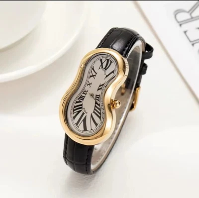 Crash DALI PARIS FRENCH HOMAGE MEN'S VINTAGE Watch Unisex Famous Luxury Gold - Imagen 1 de 4