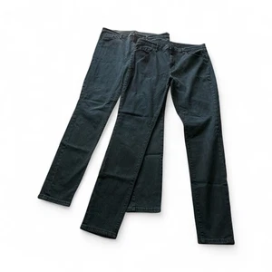 Two Pairs Of BDG Size 32 Twig High Rise Jeans R $69 Ea Washed Black - Picture 1 of 8