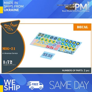 Clear Prop CPD72012 1/72 MiG-21 in Ukrainian Service - Picture 1 of 9