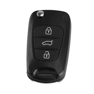 Remote Flip Smart Key Fob Shell Uncut Blank Blade Fit for Hyundai Kia Picanto - Picture 1 of 5