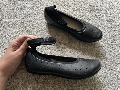 Correa de tobillo de cuero negra Tsubo para mujer talla 9/39 perforada Foto 1 de 4