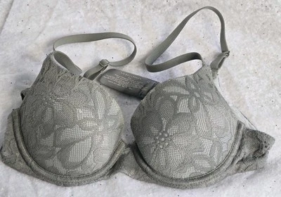 Sujetador para mujer No Boundaries 34 A acolchado azul ajustable encaje push-up Foto 1 de 4