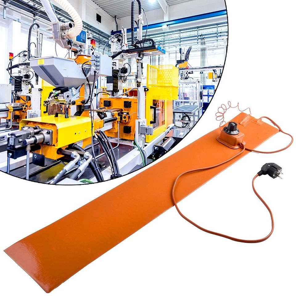 SILICONE F??r seitlich biegsames Silikon Heizkissen AC220V mit Controller und Kabel