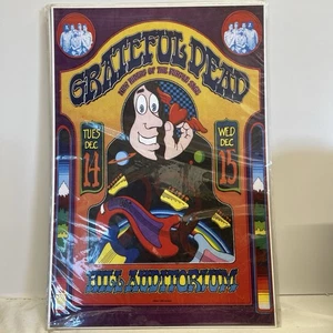 GRATEFUL DEAD ANN ARBOR 1971 concert poster GARY GRIMSHAW From Concert Venue - Picture 1 of 1