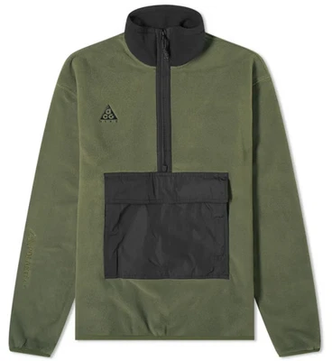 Men's Nike ACG Polartec Anorak Fleece 1/2 Zip Jacket CK6839 325 Size Small - Image 1 of 4