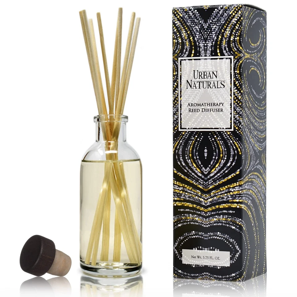 Christmas Night Reed Diffuser Set - Cinnamon Spice, Almond, Clove, Cedarwood,... - Image 1 of 4