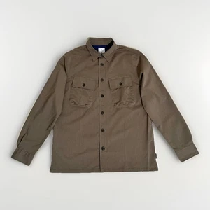 PS Paul Smith Men’s Shirt Casual LS Khaki Size Small Pocket Button Up New Cotton - Picture 1 of 11