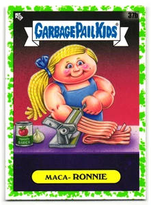 Maca - Ronnie GPK 2021 Garbage Pail Kids Food Fight - Exact Card Shown Green - Bild 1 von 2