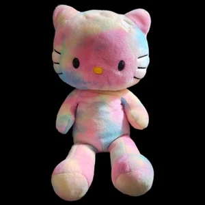 Build A Bear Hello Kitty Sanrio tinte pastel acuarela arco iris multicolor - Imagen 1 de 6