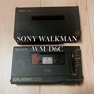 Sony Walkman WM-D6C Kassette Walkman schwarz mit Koffer gebraucht - Bild 1 von 24