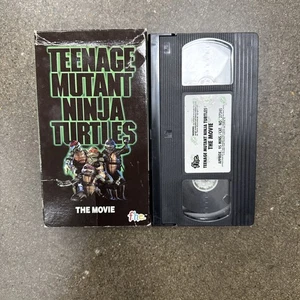 Teenage Mutant Ninja Turtles The Movie VHS 1990 Box Wear 90s Vintage - Picture 1 of 7