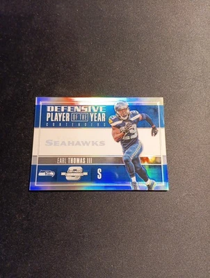 Contenders Optic Earl Thomas III 2017 DPOTY azul/25 #DPY-3 Seahawks Foto 1 de 4
