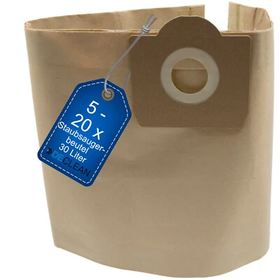 Staubsaugerbeutel Staubbeutel für Nass-Trockensauger 25 30 35 Liter siehe Liste - Bild 1 von 4