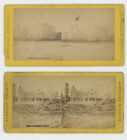 2 Stereoviews: Nyc Roosevelt & St. Luke?S Hospitals American Scenery 1870S-1880S
