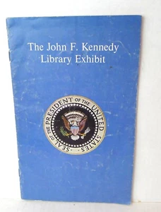 Präsident John F. Kennedy Bibliothek Ausstellung Katalog Programm Broschüre JFK Vintage - Bild 1 von 6