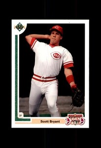 1991 UPPER DECK FINAL EDITION 5F SCOTT BRYANT REDS ROOKIE
