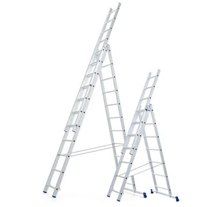Werner Mehrzweckleiter Vielzweckleiter Stehleiter Leiter Sprossenleiter 3-teilig - Bild 1 von 5