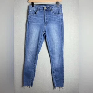 Articles of Society Light Wash Skinny Jeans Raw Hem RN#137479 Women’s size 27 - Picture 1 of 15