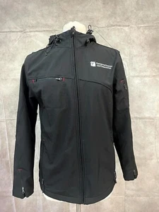 Port Authority Men's Black Hooded Zipper Front Active Jacket Size XS - Picture 1 of 6