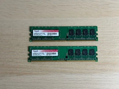Vdata VD280000 1GOU 1GBx2 Ram Sticks - Image 1 of 2