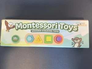 Juguetes educativos apilables de madera Montessori 18+ meses - Imagen 1 de 1
