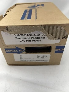 NEW V100P-D1-90-A-C1-LG BLX / VAC V100P PNUEMATIC POSITIONER 3-15 PSI INPUT V100 - Picture 1 of 12
