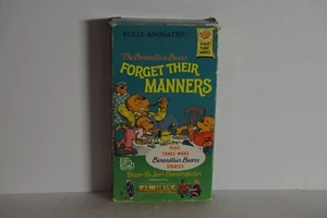 The Berenstain Bears, Forget their manners, Children Animation video, VHS format - Imagen 1 de 4