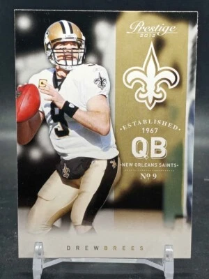 Drew Brees 2012 Panini Prestige Quarterback New Orleans Saints - Image 1 of 2