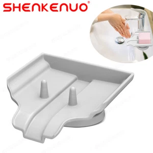Soap Dish Holder Self Draining Bar Soap Saver Suction Cup Bathroom - Picture 1 of 12
