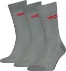 Levi's Unisex Socks-Regular Cut-Batwing Logo Grey Size 6-8 (3-Pack) *Nice Xmas*