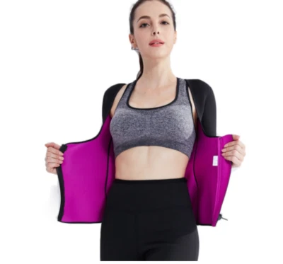 Camisa Larga Formadora Corporal Térmica Ausom para Mujer, Sauna/Entrenamiento Frontal Cremallera-NUEVA Foto 1 de 4