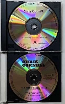 Chris Cornell You Know My Name Pop Mix No Such Thing 2 CD Promo Lot Soundgarden - Image 1 of 2