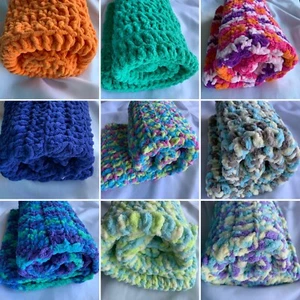 Gehäkelte Decken für Babys, Kleinkinder, Kuschel Autositz Decken 24" x 24" - Bild 1 von 42