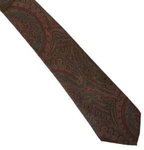 Stafford Multicolor Paisley Silk USA Made Neck Tie Necktie 56" 3.5" - Picture 1 of 4