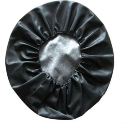 Car Tire Cover 17in Spare Tyre Protector Case Leather Black Wheel Accessories - Image 1 of 4